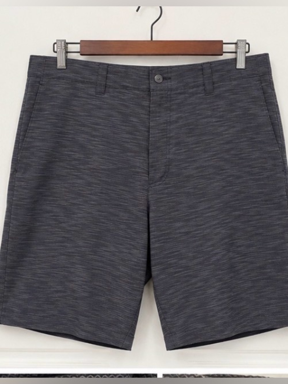Callaway Men's Dark Gray Flat-Front Performance Shorts